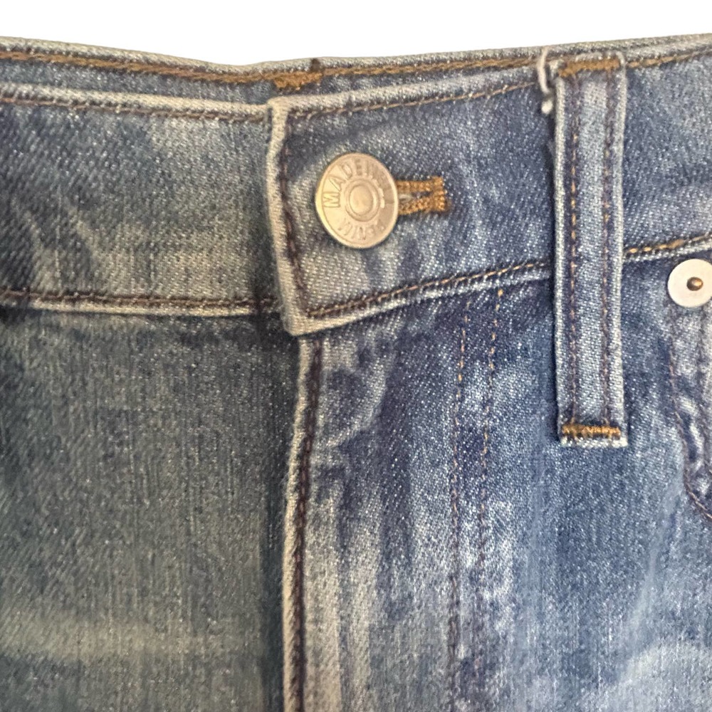 MADEWELL Two Tone High-Rise Slim Boy Jean Size 28 - Picture 12 of 16